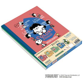 ナカバヤシ｜Nakabayashi ノート セミB5 4P スヌーピー カラフルコミック