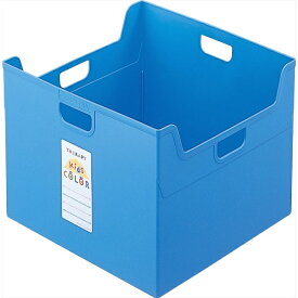 ナカバヤシ｜Nakabayashi ファイルボックスA4W ブルー