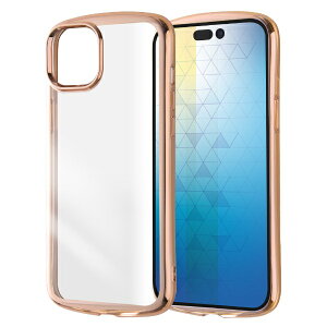 ���C�A�E�g�brayout iPhone 15 Plus�i6.7�C���`�j Like standard �ϏՌ� TPU�\�t�g�P�[�X METAMORU/�s���N�S�[���h RT-P43TC13/PGM