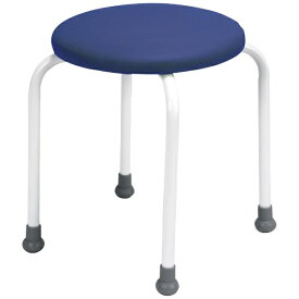 日本ホップス｜Nihon Hotps 丸椅子 ポルカII 背なし 700-7317 ネイビー