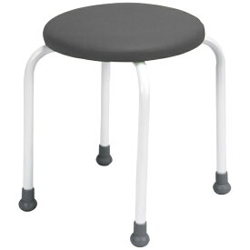 日本ホップス｜Nihon Hotps 丸椅子 ポルカII 背なし 700-7320 ダークグレー