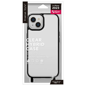 PGA｜ピージーエー iPhone 15（6.1インチ） クリアハイブリッドケース ブラック Premium Style ブラック PG-23APT07BK