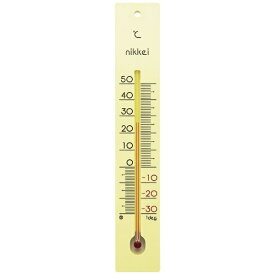 日本計量器工業 寒暖計（一般用） ナミイタ （250mm）-30〜50゜C