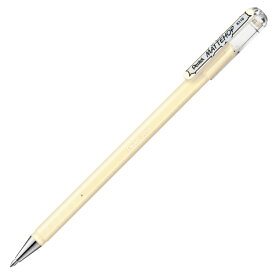 ぺんてる｜Pentel ボールペン [1.0mm/ゲルインク] MATTEHOP(マットホップ) アイボリーホワイト K110-VH