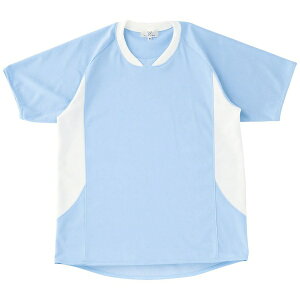 トンボ|TOMBOW キラク 入浴介助用シャツ(男女兼用) CR108(3L) サックス