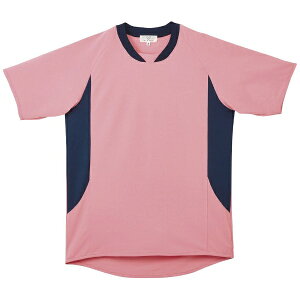 トンボ|TOMBOW キラク 入浴介助用シャツ(男女兼用) CR108(LL) ピーチ