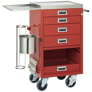 松吉医科器械|Matsuyoshi コンパクトオープン救急カート(4段)