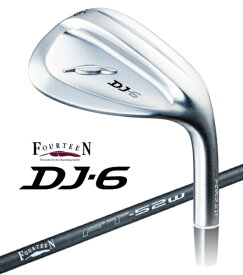 フォーティーン｜FOURTEEN レディースウェッジ DJ-6 Wedge #60　《FT52w カーボンシャフト》硬さ(Flex)：ウェッジフレックス