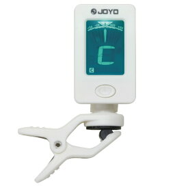 JOYO｜ジョーヨ 弦楽器用クリップチューナー ホワイト JT-01 WHT