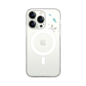 ROA�b���A iPhone 15 Pro �^�[�`���� MagSafe�Ή� �N���A�P�[�X abbi FRIENDS �������ȃu���[ ABF25377i15PR