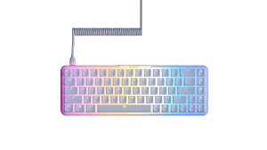 Fnatic Gear�b�t�i�e�B�b�N�M�A �Q�[�~���O�L�[�{�[�h STREAK65 LP WHITE US(�p��z��) �z���C�g KB0006-005 [�L�� /USB]