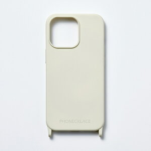 ROA�b���A iPhone 15 Pro Max �i6.7�C���`�j�P�[�X�p �X�g���b�v�z�[���t�� �V���R���P�[�X PHONECKLACE �A�C�{���[ PN25608i15PM