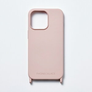 ROA�b���A iPhone 15 Pro Max �i6.7�C���`�j�P�[�X�p �X�g���b�v�z�[���t�� �V���R���P�[�X PHONECKLACE �p�E�_�[�s���N PN25611i15PM