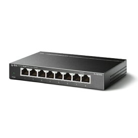 TP-Link｜ティーピーリンク スイッチングハブ [8ポート /1Giga対応] TL-SG108S JP
