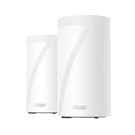 TP-Link｜ティーピーリンク Wi-Fiルーター Wi-Fi 7 11520+8640+1376Mbps Deco BE85(2パック) [Wi-Fi 7(be)]