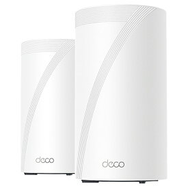 【エントリーで最大2万ポイント当たる｜11/18迄】 TP-Link｜ティーピーリンク Wi-Fiルーター Wi-Fi 7 11520+8640+1376Mbps Deco BE85(2パック) [Wi-Fi 7(be) /IPv6対応]