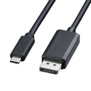 TTvCbSANWA SUPPLY USB-C  DisplayPort P[u [f /1m /4KΉ] ubN KC-ALCDP10K