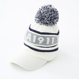 フィラゴルフ｜FILA GOLF レディース ツバ付 ニットキャップ(フリーサイズ/オフホワイト) 793908