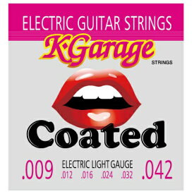 K・Garage｜ケーガレージ コーテッドエレキギター弦 ライト Coated Electric 009-042