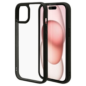 ラスタバナナ｜RastaBanana iPhone 15（6.1インチ） ハイブリッドケース RHINO TPU×アクリル 5H 衝撃吸収 MIL規格準拠 BK×CL ラスタバナナ
