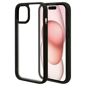 ラスタバナナ｜RastaBanana iPhone 15（6.1インチ） ハイブリッドケース RHINO TPU×アクリル 2H 衝撃吸収 MIL規格準拠 BK×FRWH ラスタバナナ