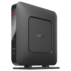 BUFFALO｜バッファロー Wi-Fiルーター 1201+573Mbps AirStation(ネット脅威ブロッカー2対応・エントリーモデル) ブラック WSR-1800AX4P-BK [Wi-Fi 6(ax) /IPv6対応]