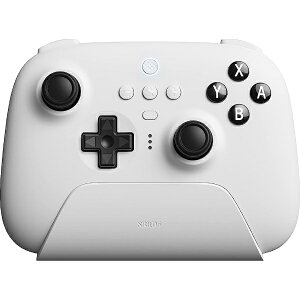 �T�C�o�[�K�W�F�b�g�bCYBER Gadget 8BitDo Ultimate Bluetooth Controller White CY-8BDUBC-WH�ySwitch/PC�z