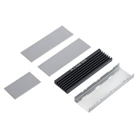 サンワサプライ｜SANWA SUPPLY M.2 SSD用ヒートシンク 両面実装対応 ブラック TK-HM6BK