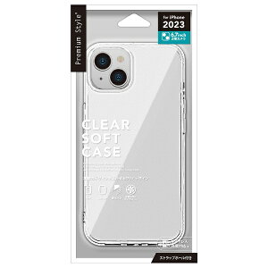 PGA�b�s�[�W�[�G�[ iPhone 15 Plus�i6.7�C���`�j �\�t�g�P�[�X �N���A Premium Style PG-23CTP01CL