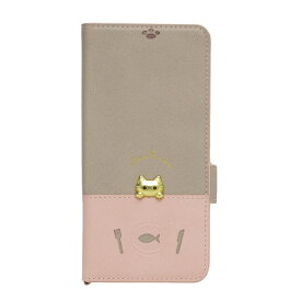 ナチュラルデザイン｜NATURAL design GooglePixel8専用手帳型ケース sakana to neko sakana to neko ピンクグレー GP8-DISH02