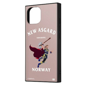イングレム｜Ingrem iPhone 15（6.1インチ） / 14 / 13 / マーベル / ハイブリッドケース KAKU / ソー_ブラウン イングレム IQ-DMP41K3TB/THO1