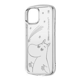 イングレム｜Ingrem iPhone 15（6.1インチ） / 14 / 13 ムーミン / TPUソフトケース METAMORU/ムーミン星空_メタリック イングレム IN-AP41TC13S/MT59