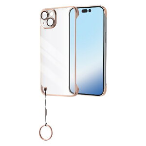 �C���O�����bIngrem iPhone 15 Plus�i6.7�C���`�j���f�� ���y�� �n�[�h�P�[�X �E���g�����C�g �����O�X�g���b�v�t/�s���N�S�[���h �C���O���� IN-P43PFC7/PGM
