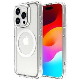 ABSOLUTE TECHNOLOGY｜アブソルート LINKASE AIR / ゴリラガラスiPhoneケース for iPhone 15 Pro MagSafe対応（側面TPU：クリア） LKA1561PCL
