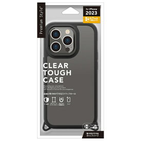PGA｜ピージーエー iPhone 15 Pro Max（6.7インチ） クリアタフケース ブラック Premium Style ブラック PG-23DPT01BK