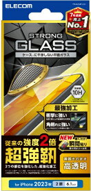 ELECOM｜エレコム iPhone 15（6.1インチ） ガラスフィルム/超強靭/高透明 PM-A23AFLGH