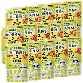 花王｜Kao 【ケース販売】 エマール つめかえ用 810mL×15個 リフレッシュグリーンの香り