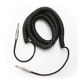 PlanetWaves｜プラネットウェイブス ケーブル (30ft/9.1m） Custom Series Coiled Instrument Cable ブラック PW-CDG-30BK