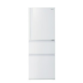 【無料基本設置料】 東芝｜TOSHIBA 3ドア冷蔵庫 マットホワイト GR-V33SC(WU) [幅60cm /326L /3ドア /右開きタイプ /2023年]【rb_makerA】