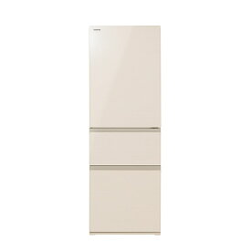 【無料基本設置料】 東芝｜TOSHIBA 3ドア冷蔵庫 グレインアイボリー GR-V36SVL(UC) [幅60cm /356L /3ドア /左開きタイプ /2023年]