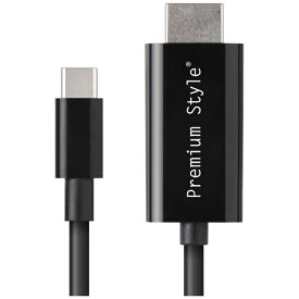 PGA｜ピージーエー USB-C ⇔ HDMI ケーブル [映像 /3m /4K対応] ブラック PG-SUCTV3MBK