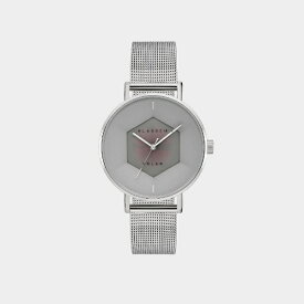 クラス14｜KLASSE14 Volare Solar Silver Mesh Strap 34mm シルバー WVS23SR001M