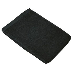 旭紡績｜ASAHIBO ペルーコットン フェイスタオル 黒 PE-F-001-BK