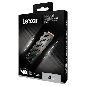 yGg[ő3{b9/1z LexarbLT[ LNM790X004T-RN9NG SSD PCI-Expressڑ Lexar NM790 with Heatsink M.2 SSD [4TB /M.2]