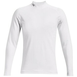 A_[A[}[bUNDER ARMOUR Y UAR[hMA Ctbh tBbeBh OX[u bN Vc UA COLDGEAR INFRARED Long Sleeve Golf Mock(XXLTCY/White×MetallicSilver) 1366269yԕi