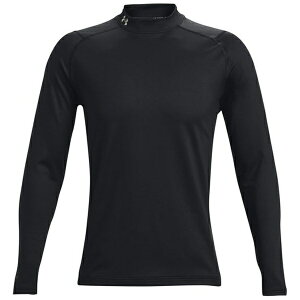 A_[A[}[bUNDER ARMOUR Y UAR[hMA Ctbh tBbeBh OX[u bN Vc UA COLDGEAR INFRARED Long Sleeve Golf Mock(XXLTCY/Black×MetallicSilver) 1366269yԕi