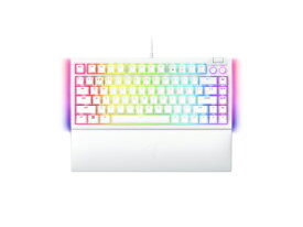 RAZER｜レイザー ゲーミングキーボード＋リストレスト BlackWidow V4 75%(英語配列) ホワイト RZ03-05001700-R3M1 [有線 /USB]