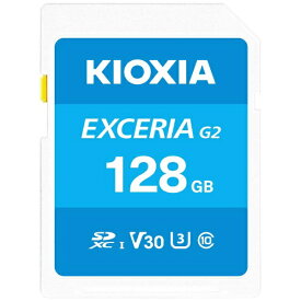 【まとめ買いで最大10%OFFクーポン(12/31まで)】 KIOXIA｜キオクシア 【データ復旧サービス付き】SDXCカード 連続撮影・4K録画対応 EXCERIA（エクセリア） KSDU-B128GBK [Class10 /128GB]