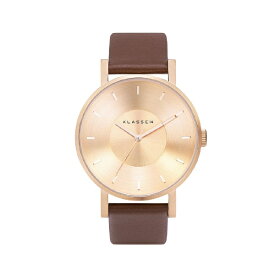 クラス14｜KLASSE14 Volare Rose Gold Brown Leather 42mm VO14RG002M KLASSE14 ローズゴールド VO14RG002M