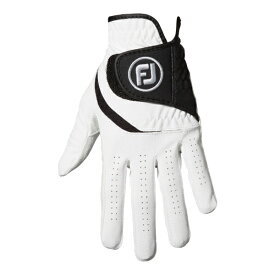 フットジョイ｜FootJoy 【メンズ 左手着用(右利き用)】 ゴルフグローブ ナノロックグリップ(24cm/ホワイト/ブラック) FGNG23WT
